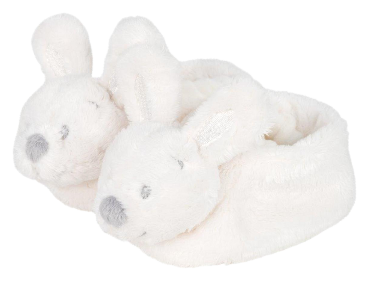 Witte Pluche Konijnenslofjes met Konijnenhoofd