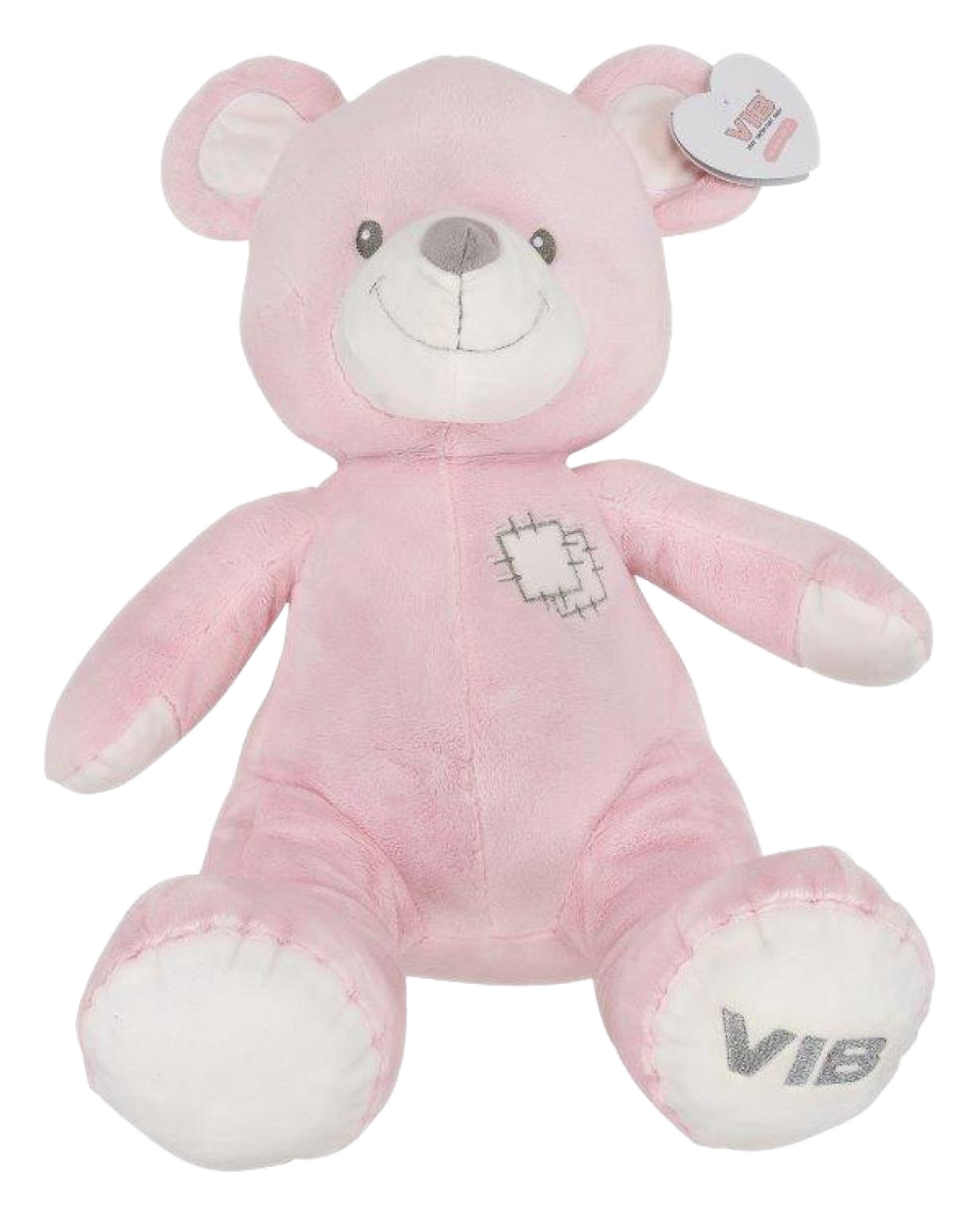 Plush Bear Sitting Pink 60cm