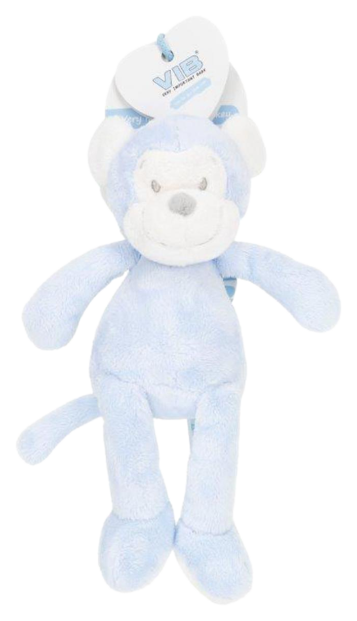 Pluche Aap Blauw Groot "Very important Monkey"