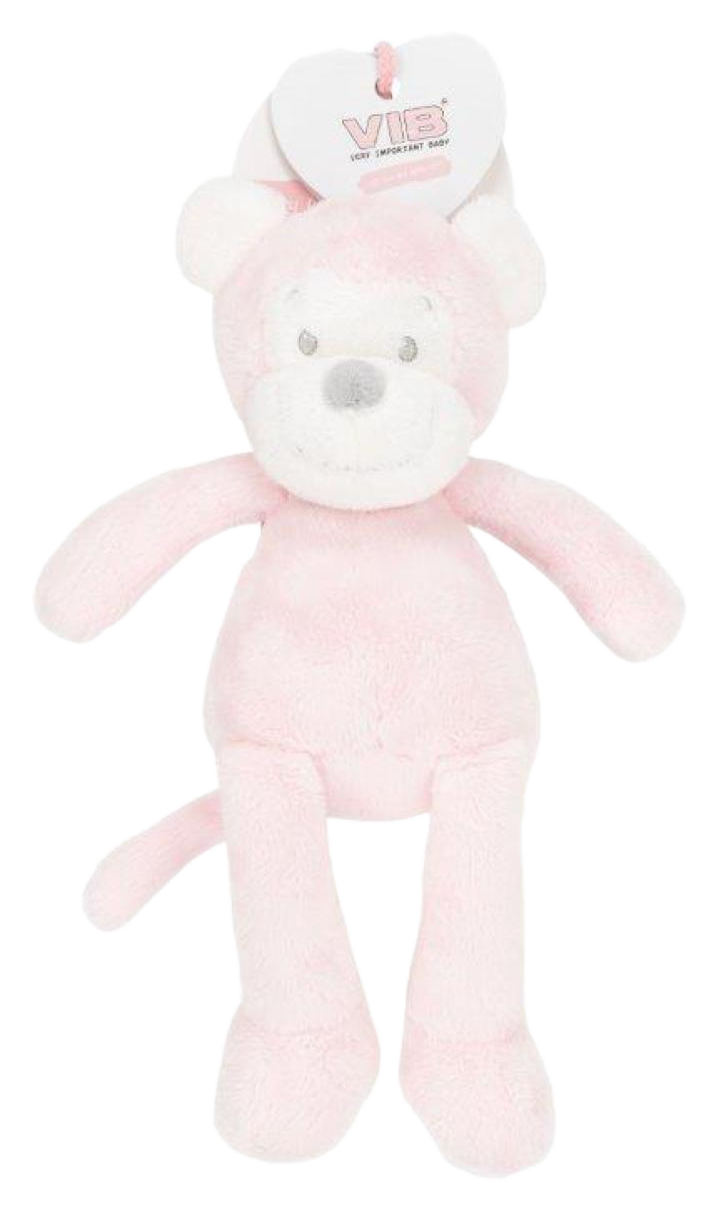 Pluche Aap Groot Roze "Very Important Monkey"