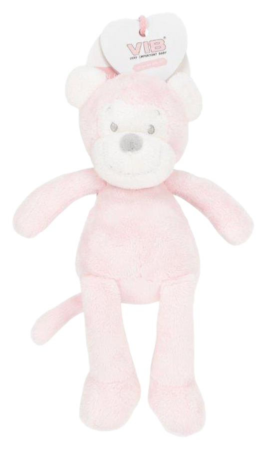 Pluche aap groot roze "Very Important Monkey"