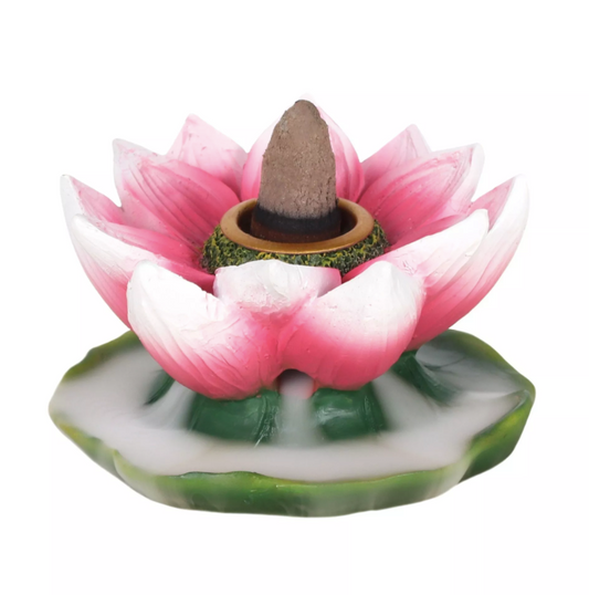 Lotus wierookhouder voor terugstromende rook
