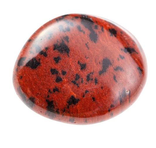 Rode obsidiaan steen