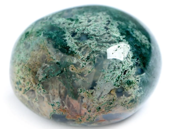 Green Moss Jasper Crystal