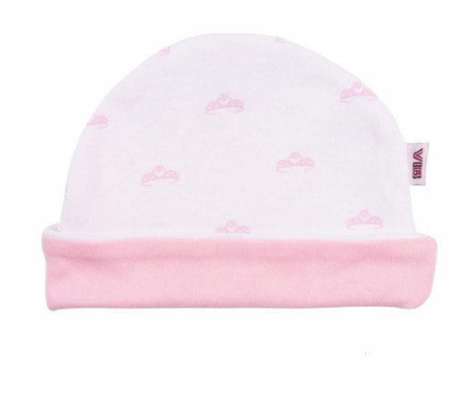 VIB babymuts roze met tiara